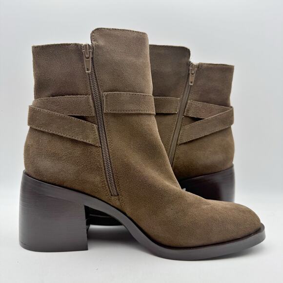 Steve Madden Womens Malenia Ankle Bootie US 10 M Dark Brown Suede NWOB - Picture 4 of 12